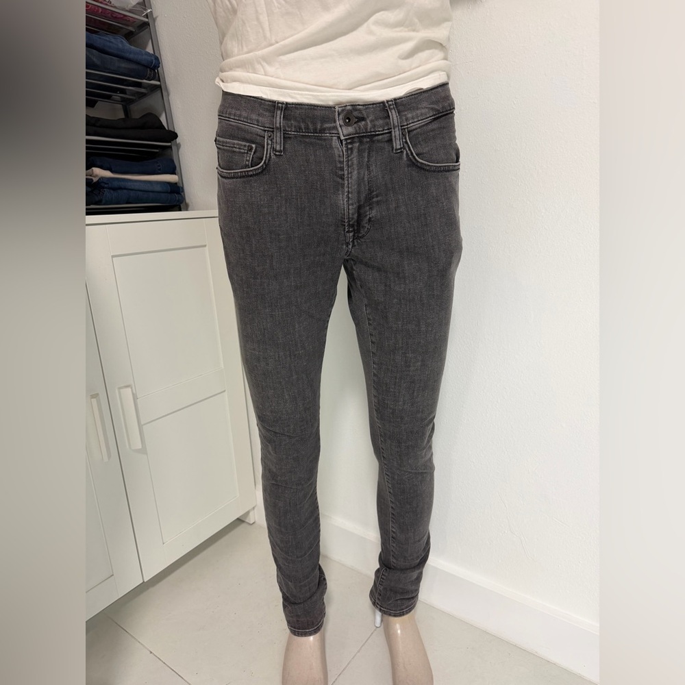 John Varvatos Mens J703 Skinny Fit Jeans Size 32 Dk Charcoal